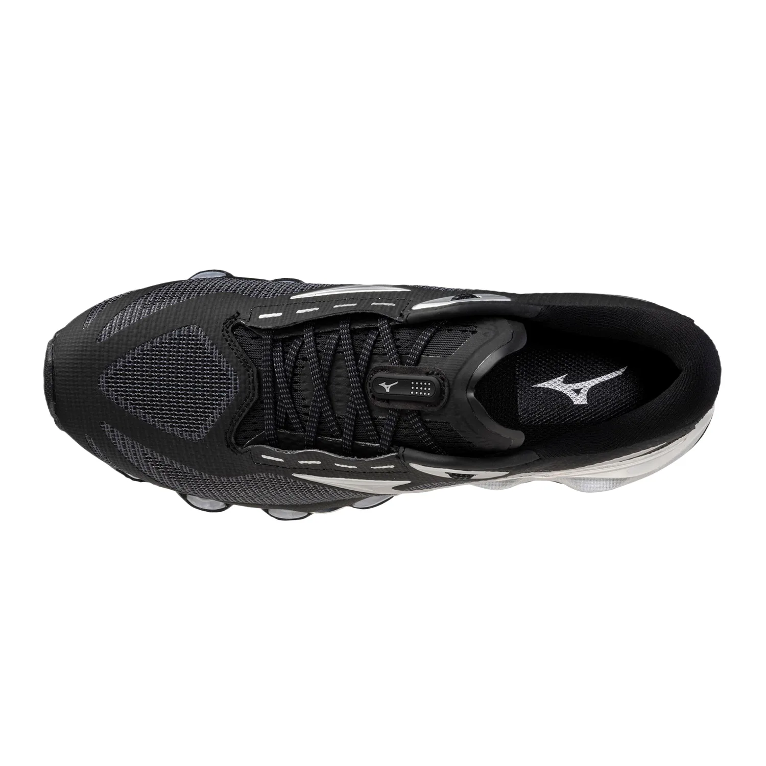 Wave Prophecy 15 Cushioning Abrasion Resistant Breathable Rebound низкие кроссовки для бега Unisex Mizuno, черный/starry серебро — фото 4