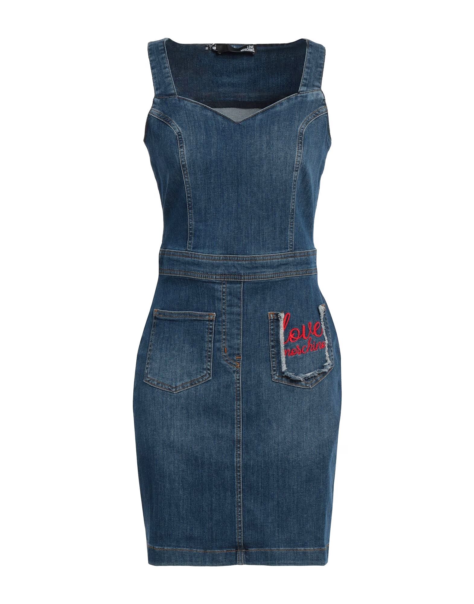 

Мини-платье Moschino, синий