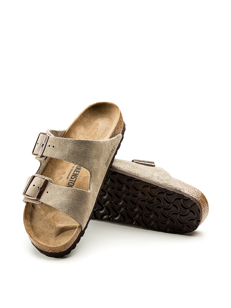Сандалии из замши Arizona Birkenstock, коричневый — фото 3