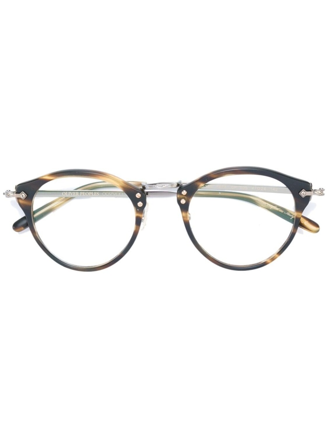 

Oliver Peoples очки с эффектом черепашьего панциря, коричневый