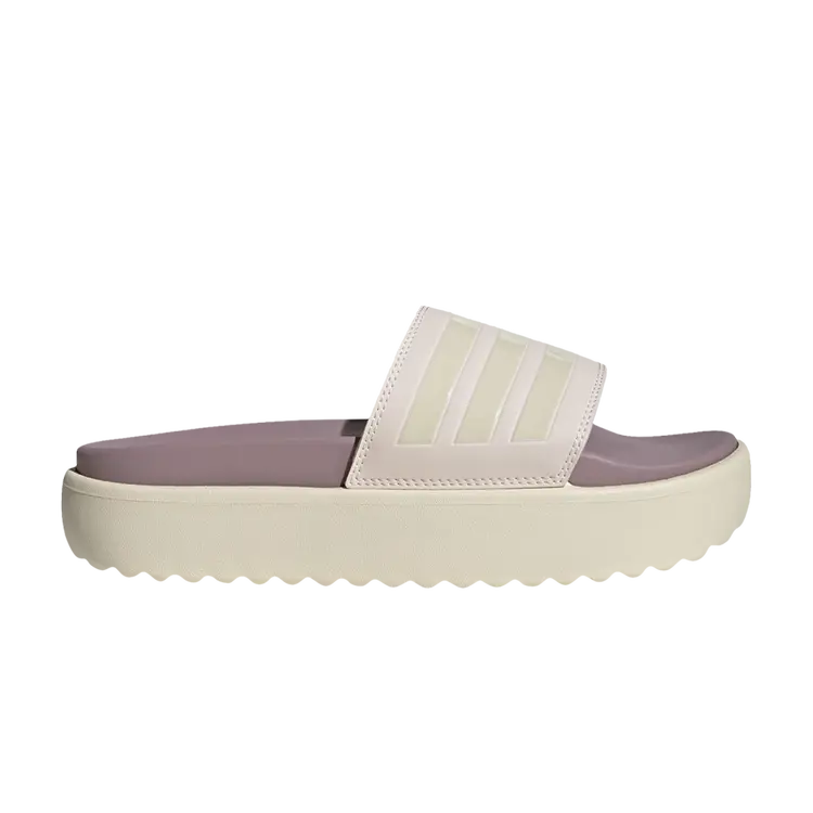 Кроссовки Adidas Wmns Adilette Platform Slide, кремовый