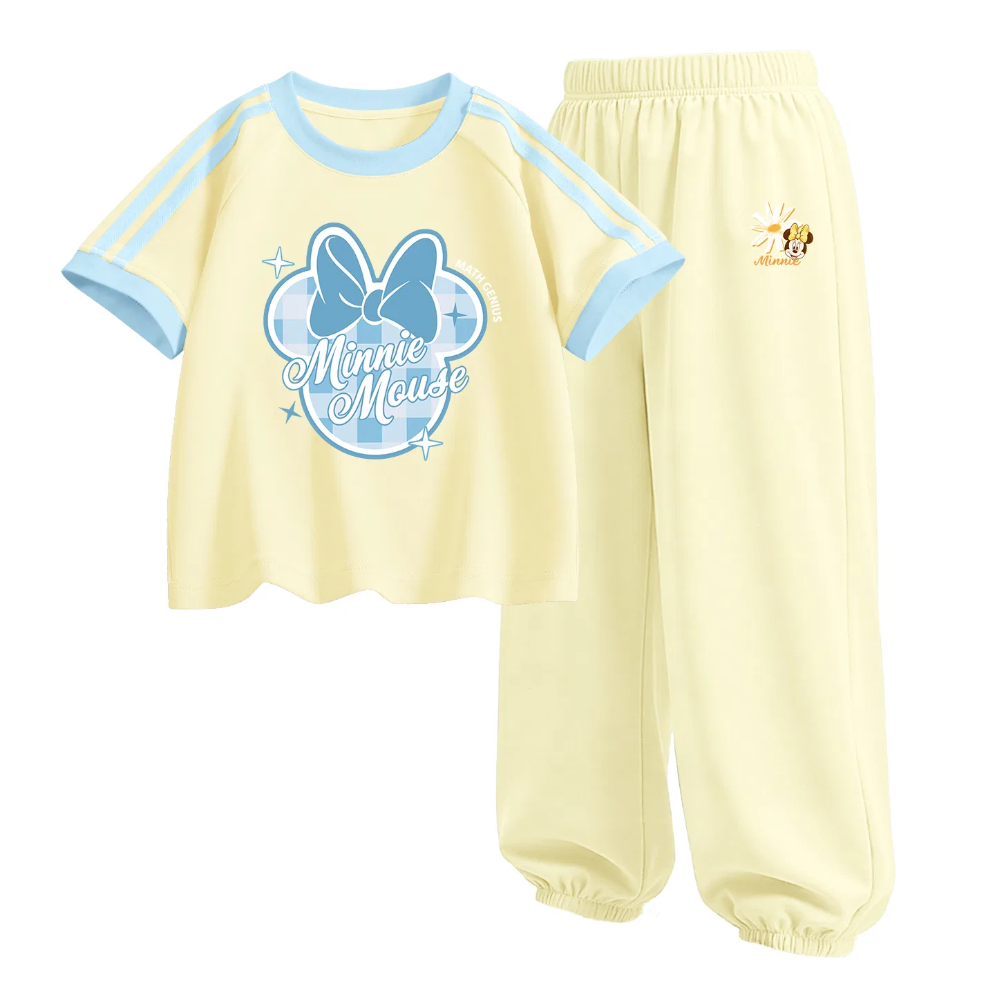 Детский спортивный костюм Casual Sportswear 2 Piece Set Disney, Di Fa Dai Honey Blend Yellow+Di Fansen Flower K Sunrise Yellow