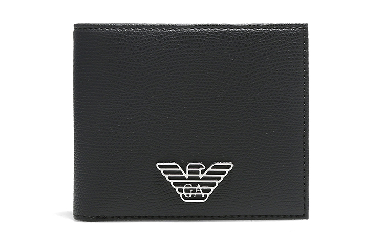 

EMPORIO ARMANI Пластиковый держатель для карт, кошелек, мужской кошелек, черный