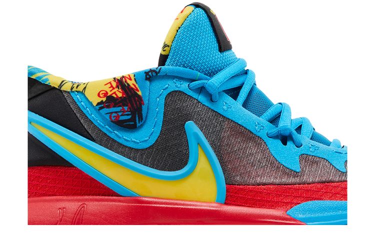 Кроссовки Kyrie 8 GO SE GS 'Black Blue Tour Yellow', разноцветный — фото 2