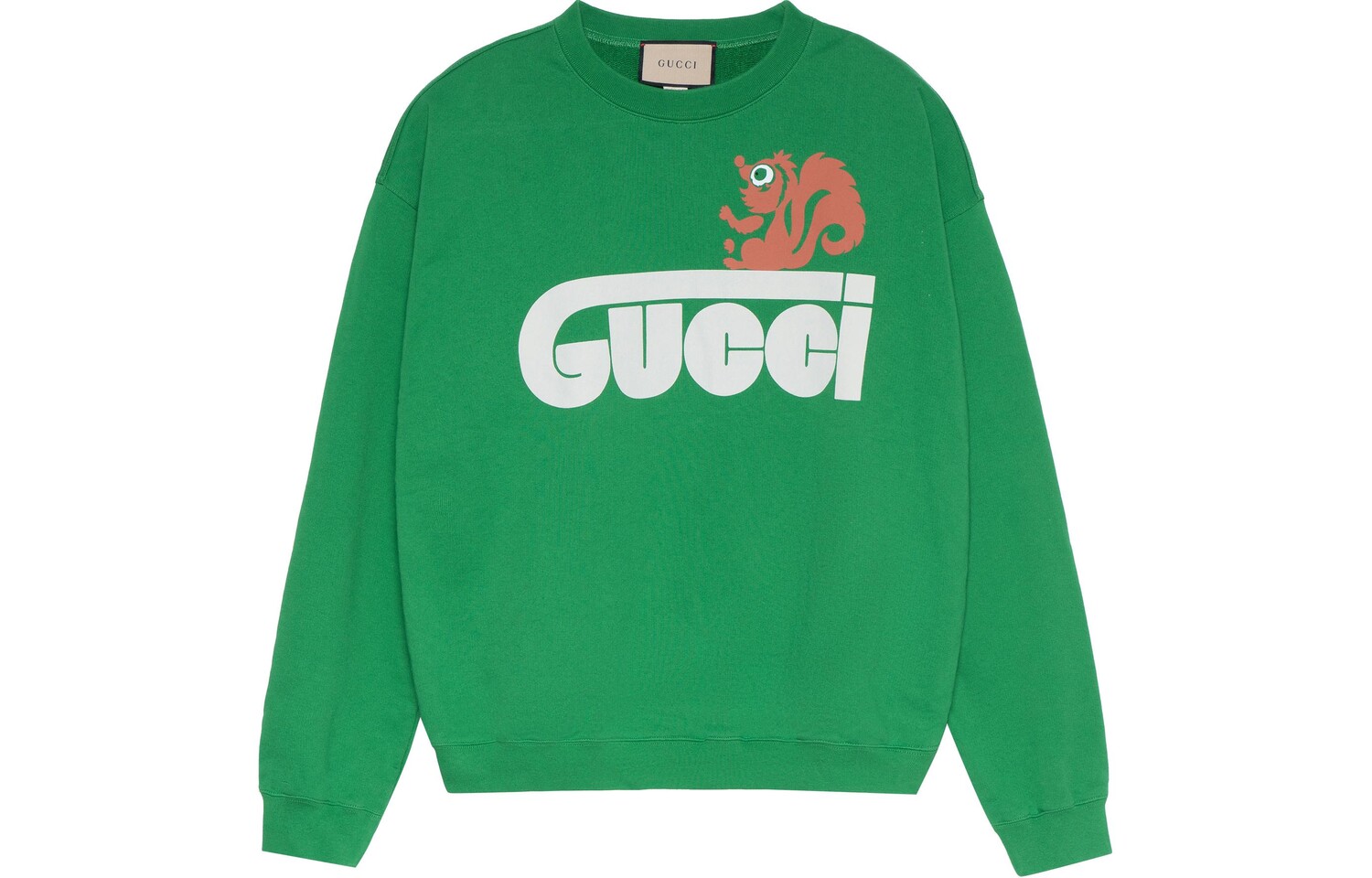 

Свитшот унисекс зеленый Gucci, зеленый