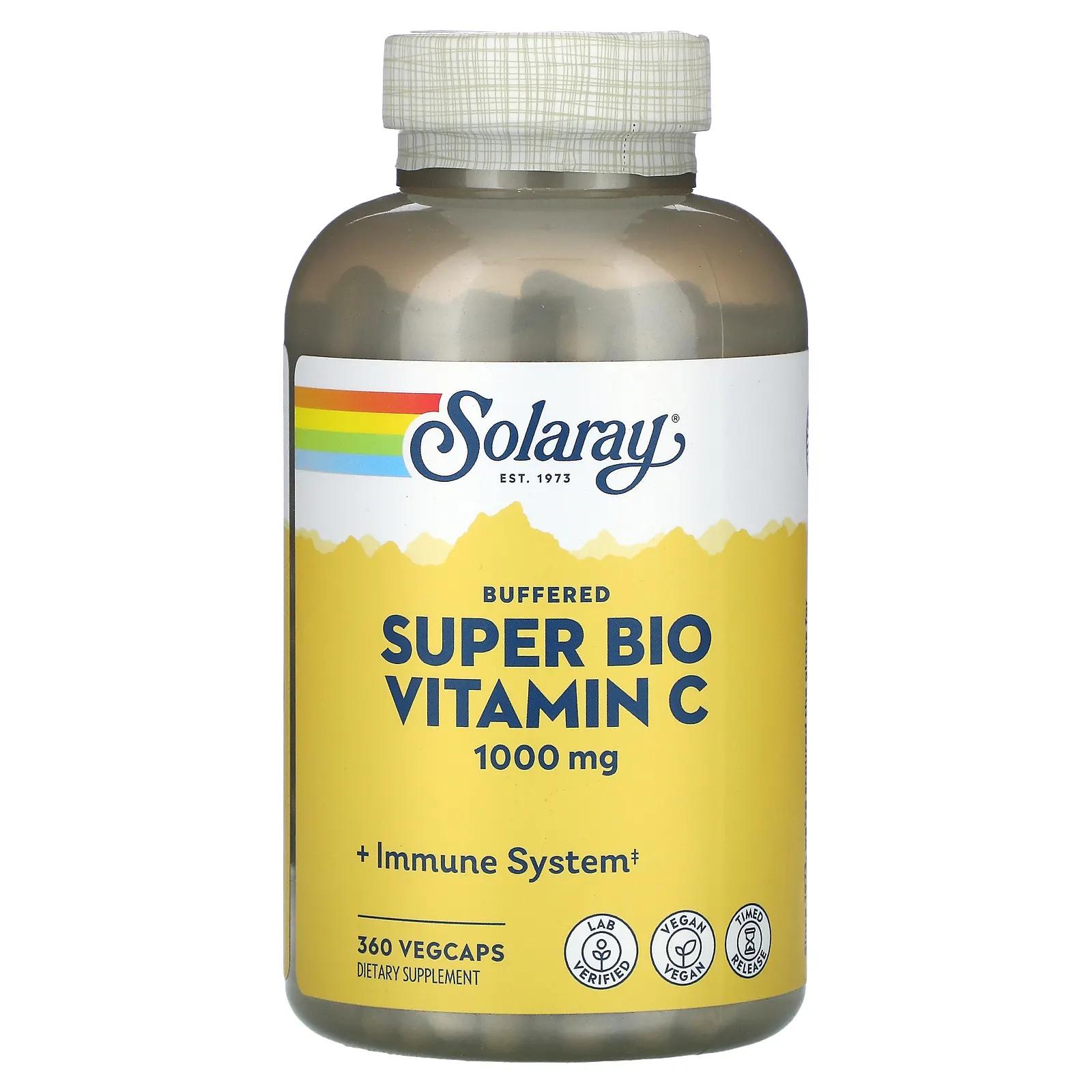 

Solaray Super Bio Vitamin C Time Release 360 VegCaps