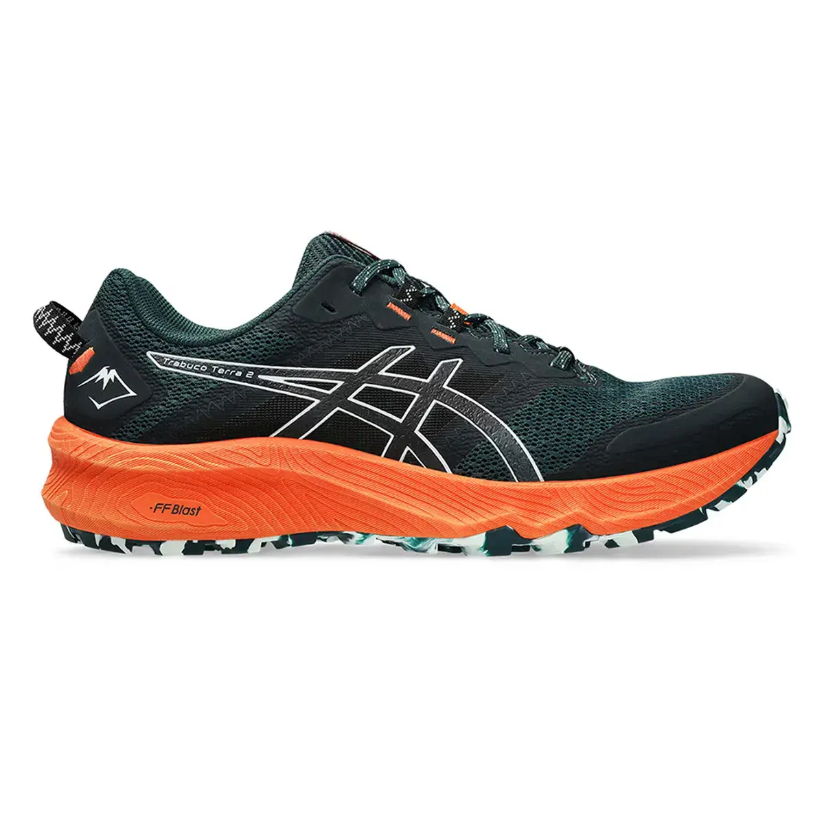 

Мужские кроссовки для трейлраннинга Trabuco Terra 2 Asics, зеленый/синий