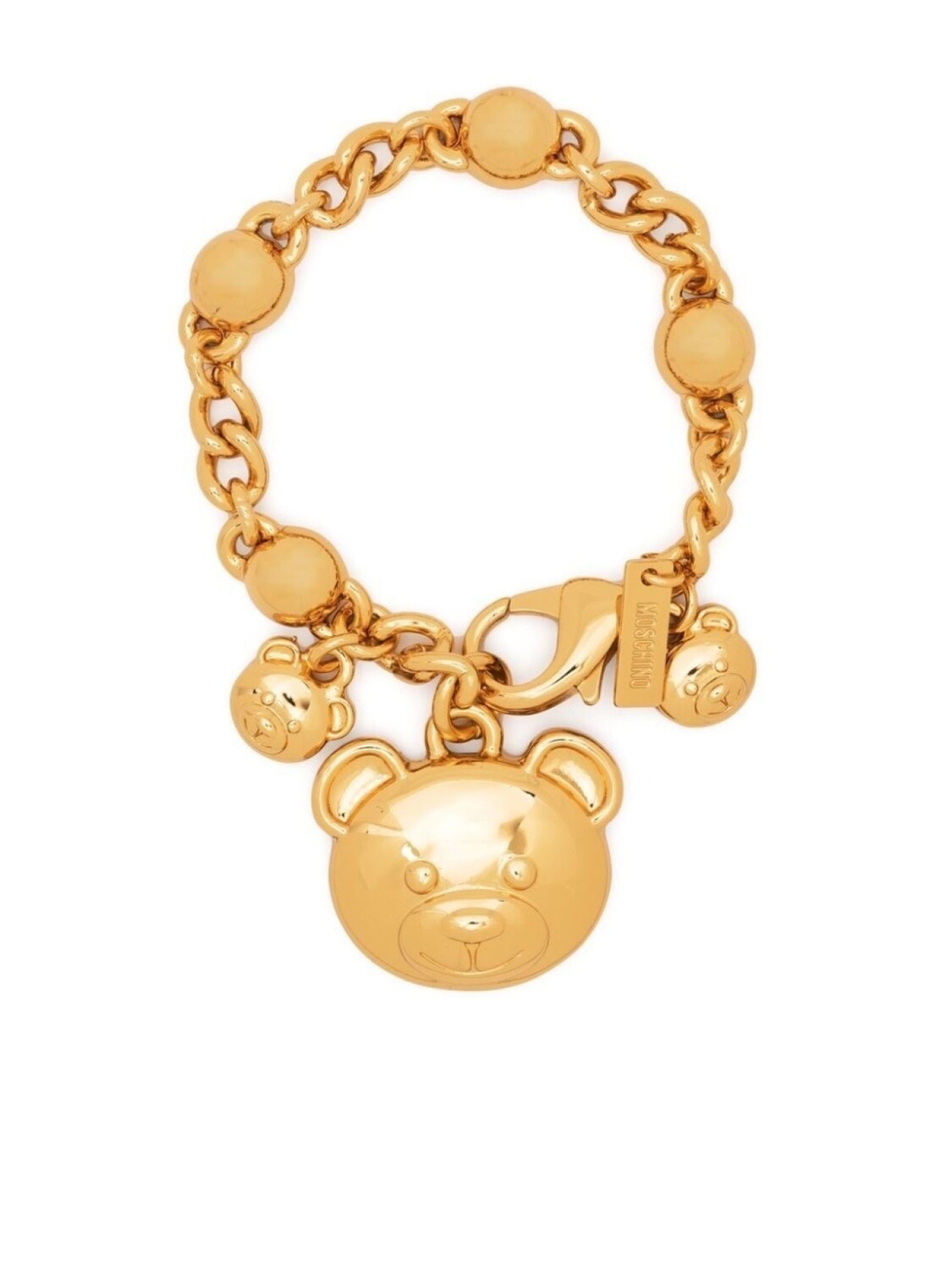 

Браслет с подвеской Teddy Bear Moschino, золотой