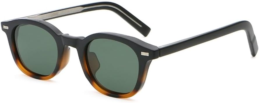 

Модные поляризованные солнцезащитные очки для женщин с защитой от УФ-излучения UV400 для мужчин, зеленые, серые, унисекс, квадратные солнцезащитные очки для мужчин, ацетатные WNCKSQ, Black Leopard Green