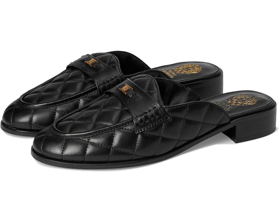 Лоферы Vince Camuto Cobby Quilted Slip-On Mule, черный