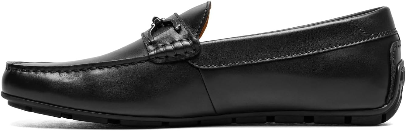 Мужские слипоны Florsheim Motor Moc Toe Bit Driver, черный — фото 4