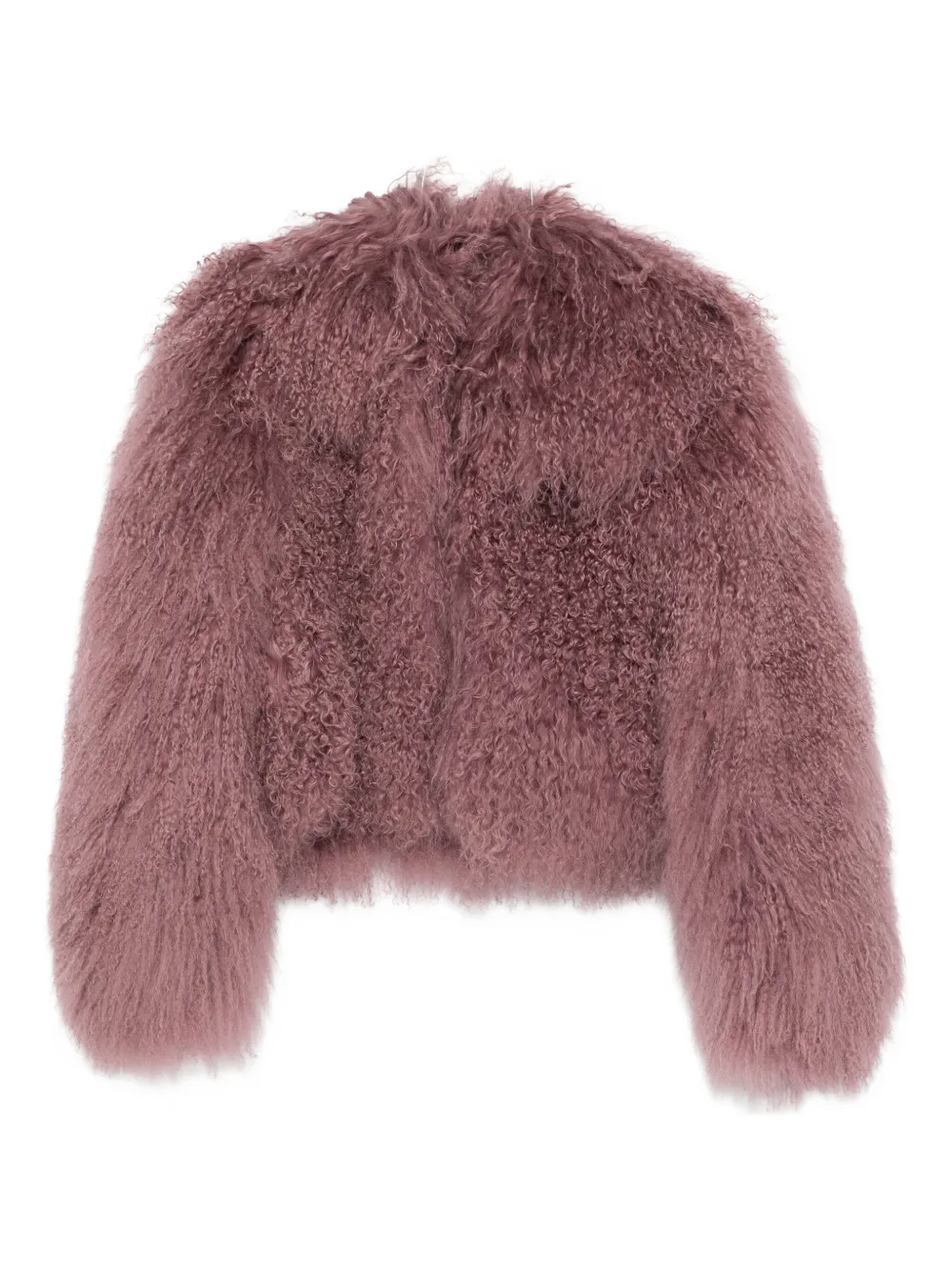 

Куртка из овчины с длинными рукавами Salvatore Santoro, розовый