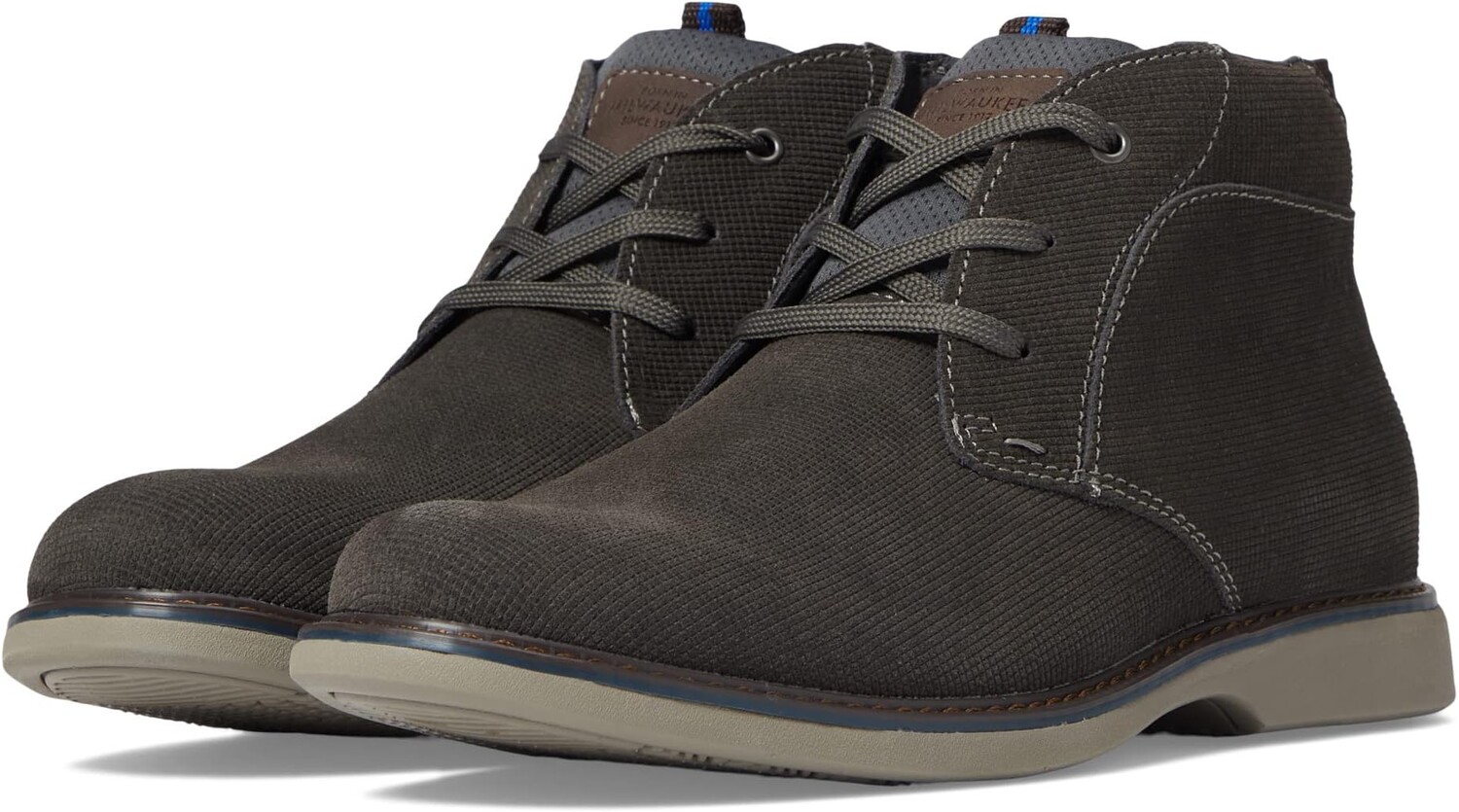 

Ботинки Nunn Bush Otto Plain Toe Chukka Boot, цвет Gray