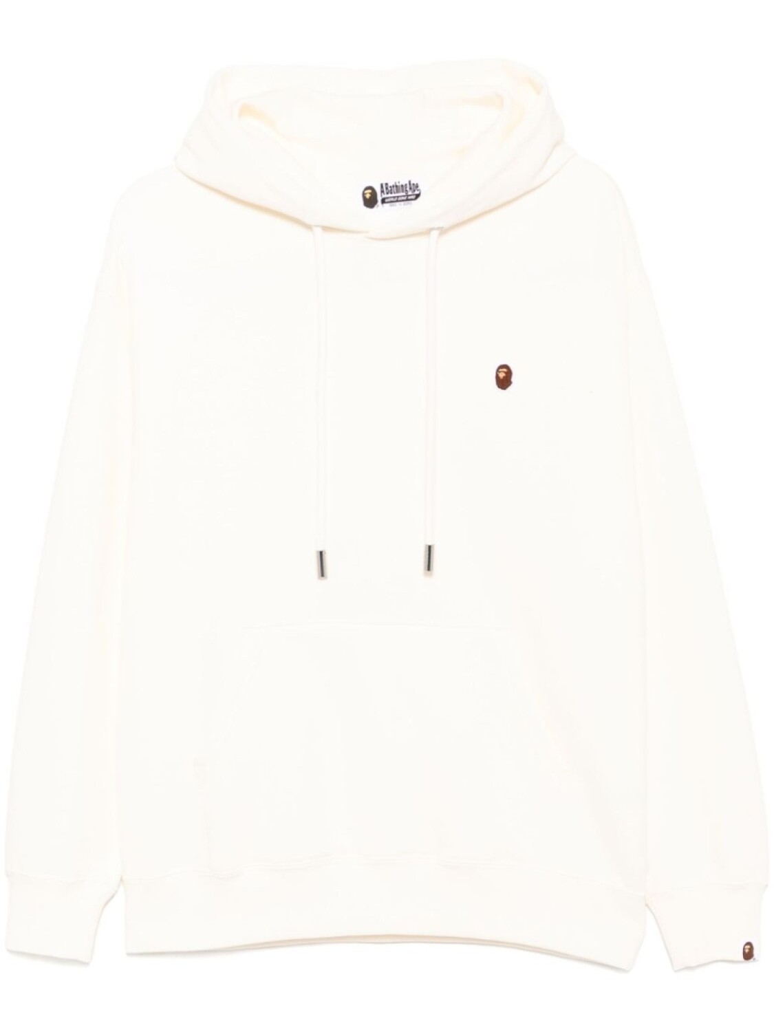 

Худи с нашивкой-логотипом A BATHING APE, нейтральный цвет