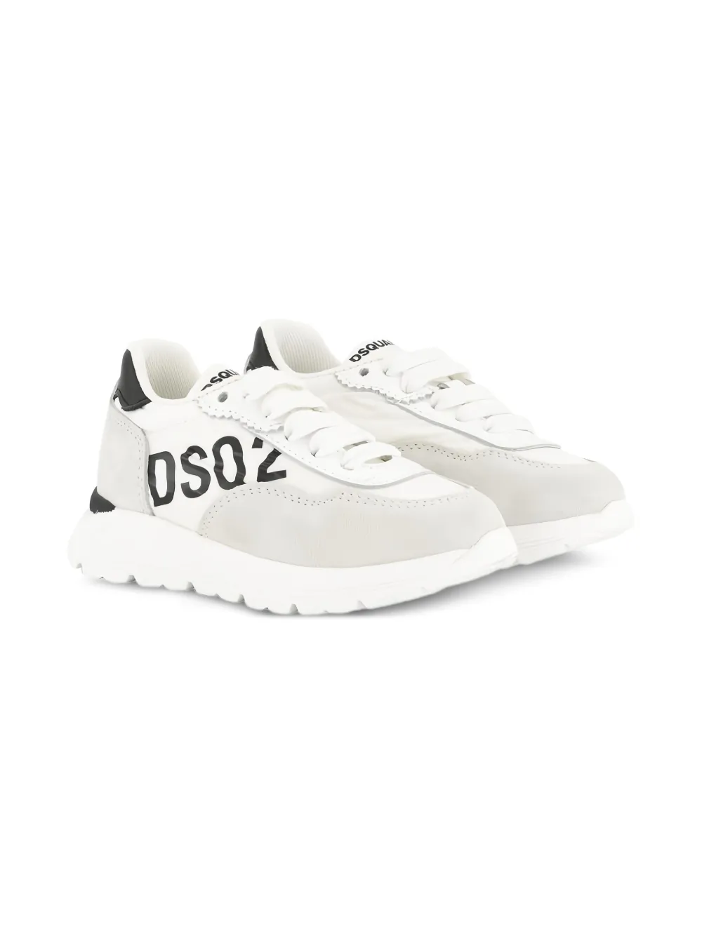 

Кроссовки со вставками и логотипом DSQUARED2 KIDS, белый