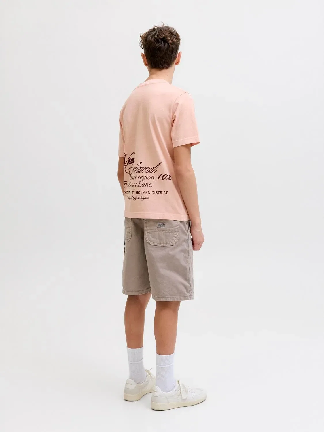 Шорты свободного кроя JACK & JONES Junior, string — фото 4