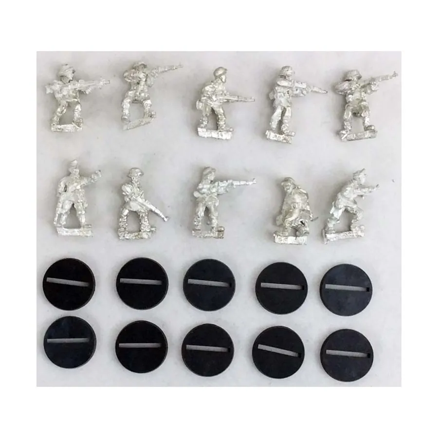 

Немецкий пехотный отряд №1, Battleground WWII - Loose Miniatures (28mm)