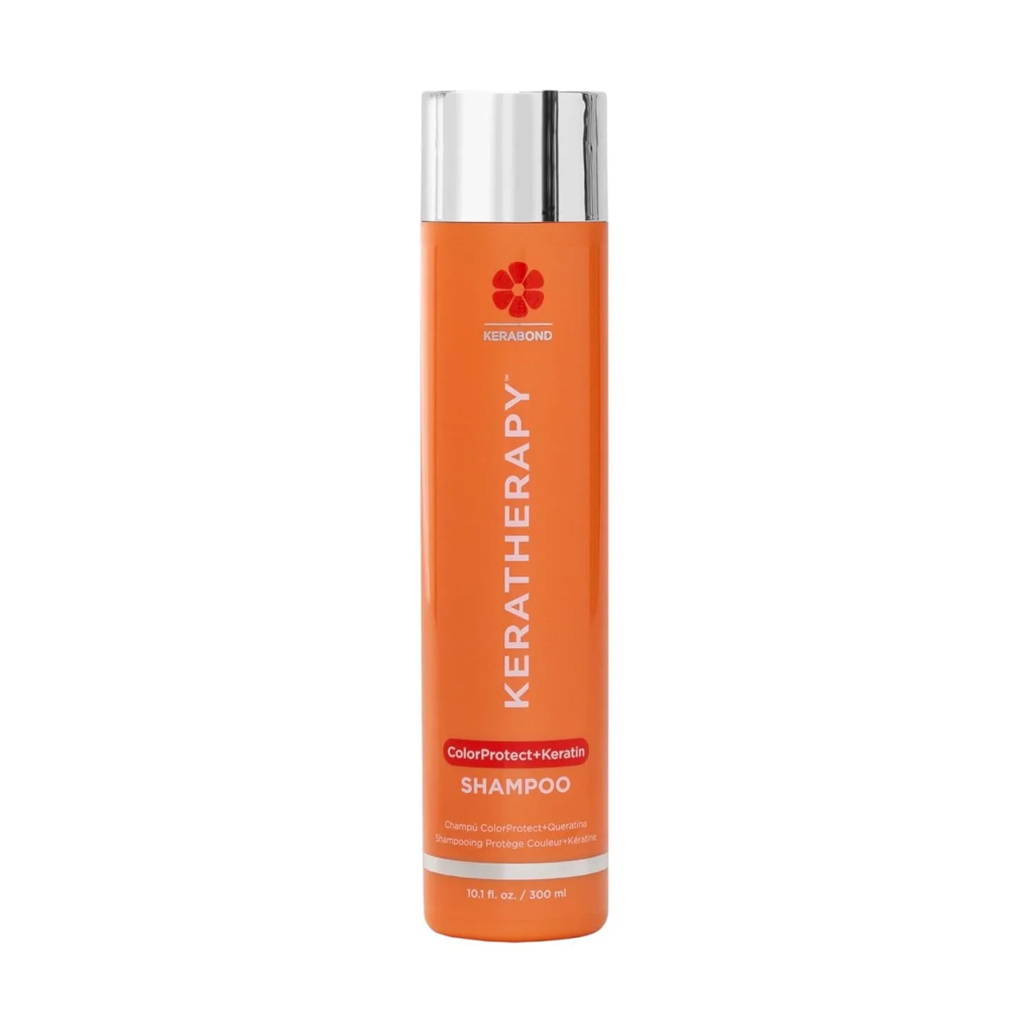KERATHERAPY Keratin Infused Color Protect шампунь, 300 мл, для окрашенных волос с технологией Kerabond, маслом красной малины, омега-3 и 6 299 мл (.), red