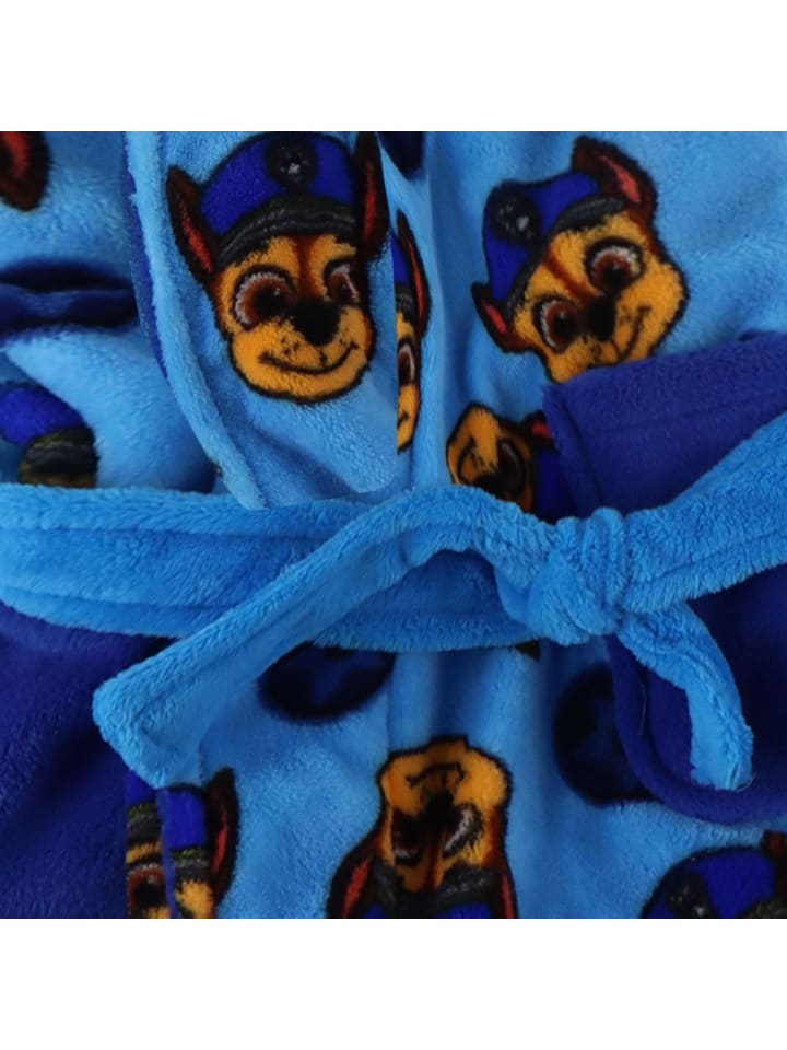 Paw Patrol Детский халат-туалет "Щенячий патруль" синего цвета — фото 3