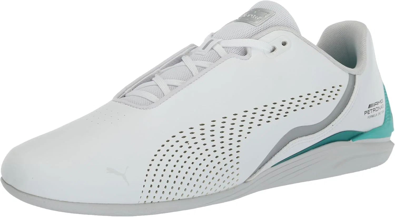 Кроссовки PUMA Unisex Adult Low Trainers BMW MMS Drift Cat Decima, White Glossy Green