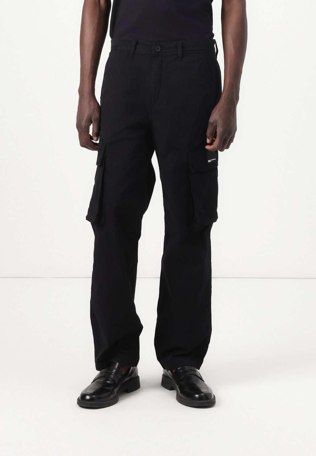

Брюки карго Karl Lagerfeld Jeans, черный