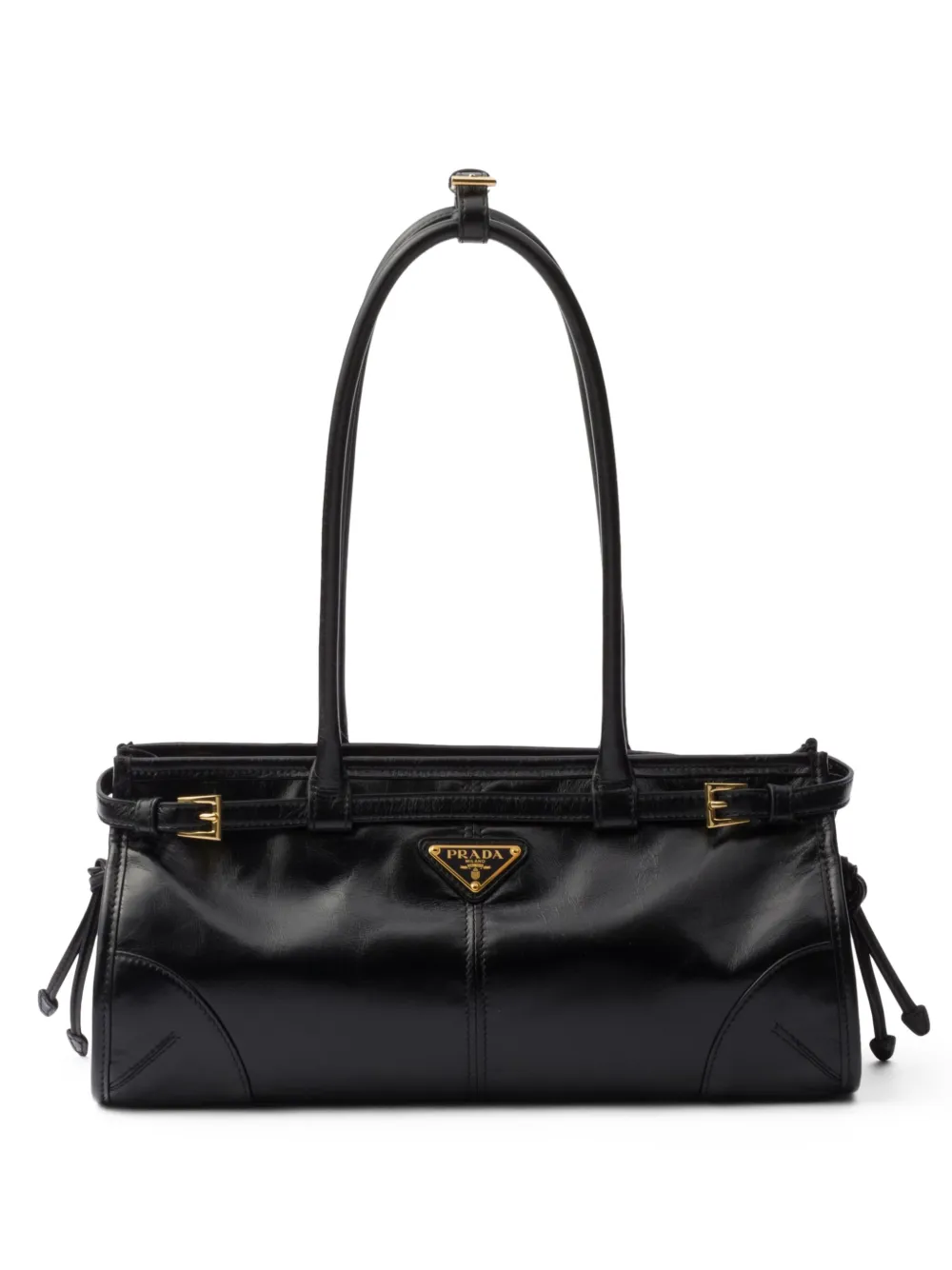 

Сумка-тоут с логотипом Prada, черный