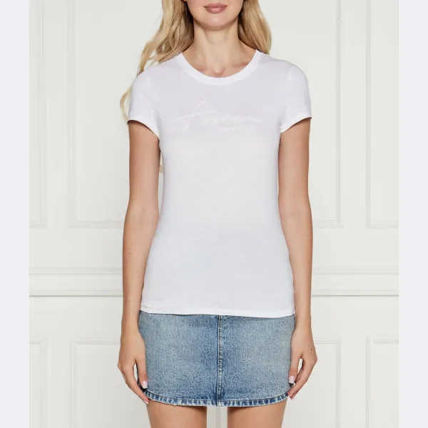 

Облегающая футболка Armani Exchange, белый