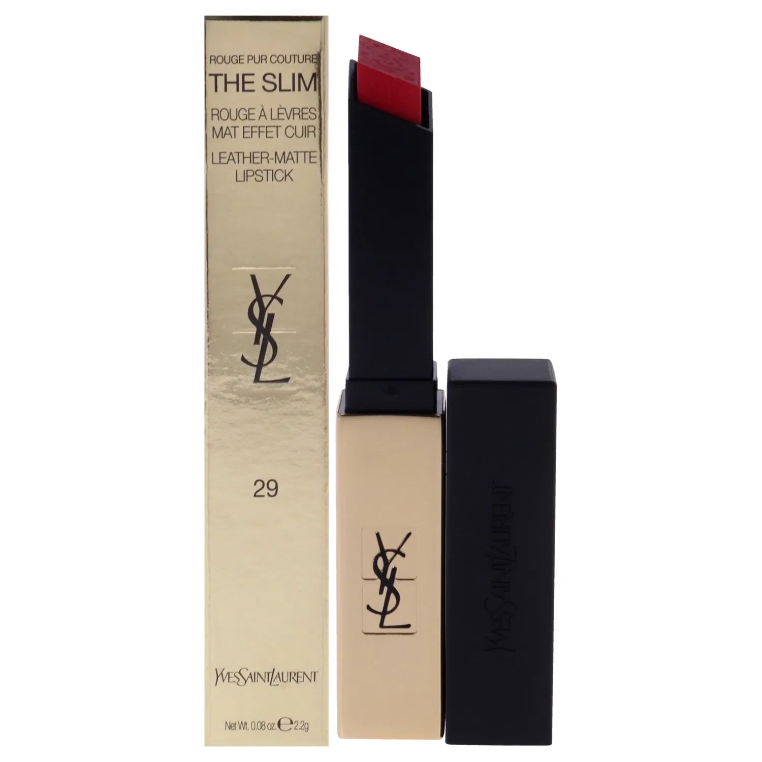 Матовая помада Rouge Pur Couture The Slim Matte Lipstick - 29 Coral Revolt от Yves Saint Laurent для женщин - 0,08 унции