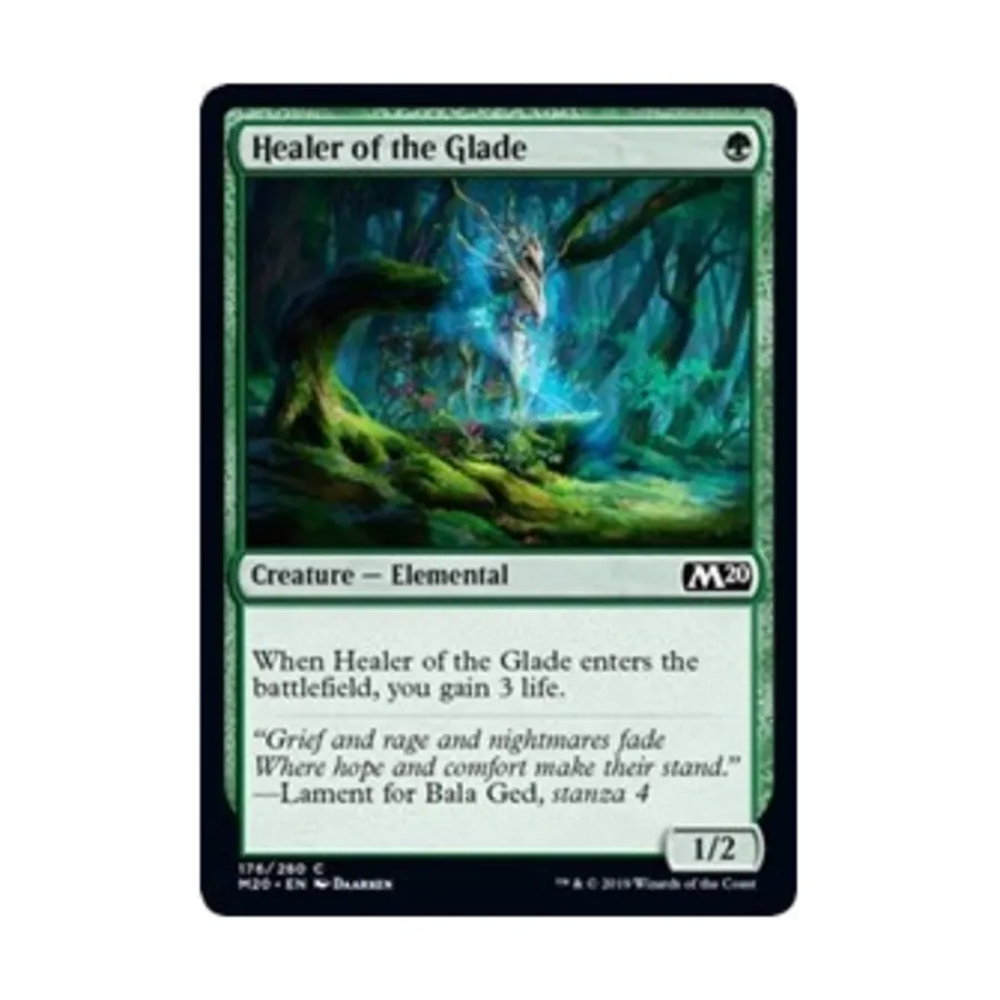 

CCG Целитель поляны (клавиша C), MTG - Core Set 2020