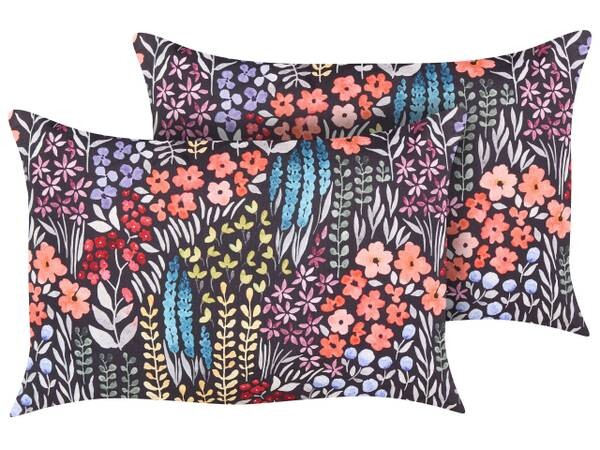 

Подушка Beliani 2 шт CASTELARO, 60x40x40 см цвет schwarz/multicolor