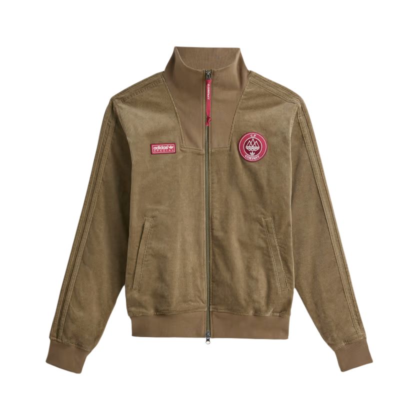 Футболка Settend Track Top Adidas Originals, оливково-зеленый — фото 2
