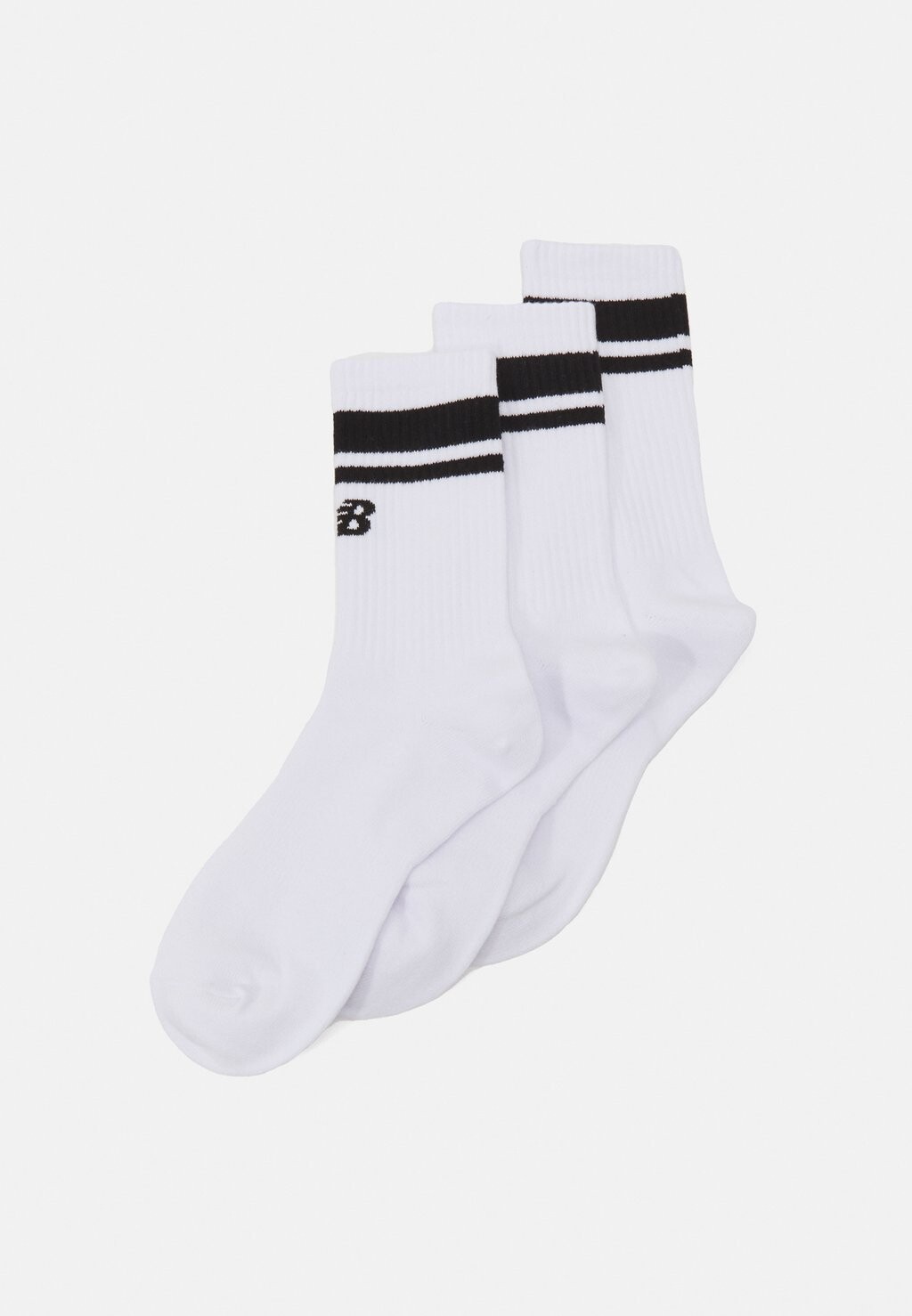 

Носки ESSENTIALS STRIPE MIDCALF 3 PACK New Balance, белый
