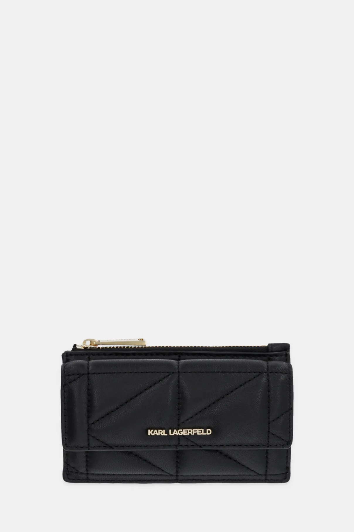 

Кожаный кошелек Karl Lagerfeld, черный