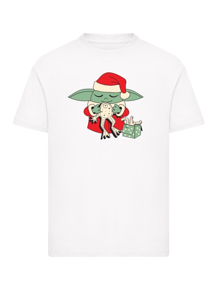 

Футболка F4NT4STIC T-Shirt Star Wars Grogu To You XMAS, белый
