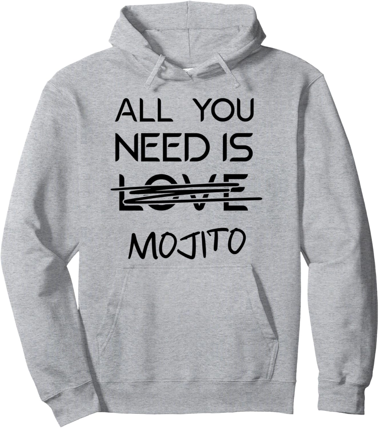 

Любитель коктейлей, алкогольный напиток, шот, мохито, вечеринка, толстовка Mojito Gift, серый