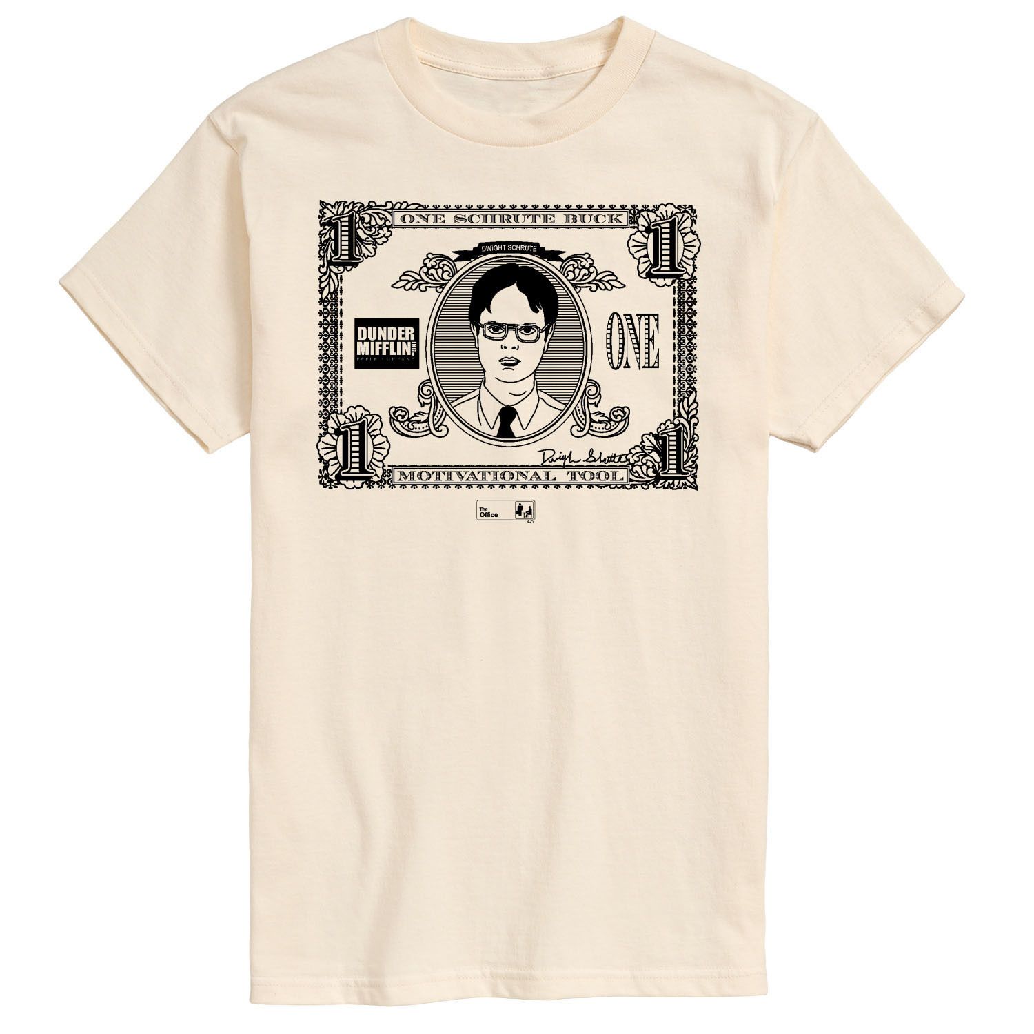 

Мужская футболка The Office One Schrute Buck Licensed Character