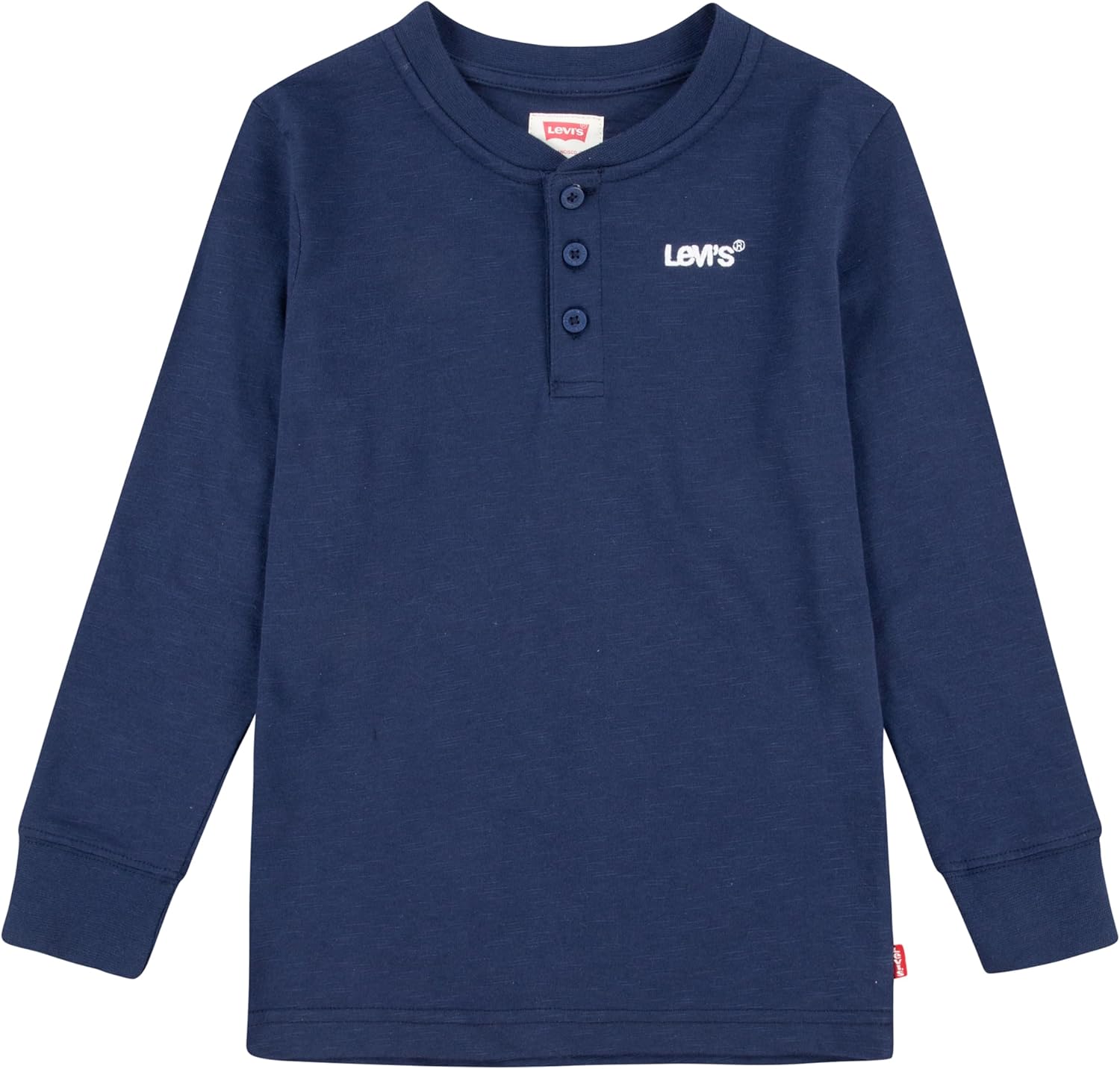 

Футболка Levi's Boys Henley с длинным рукавом, Dress Blues, Синий, Футболка Levi's Boys Henley с длинным рукавом, Dress Blues