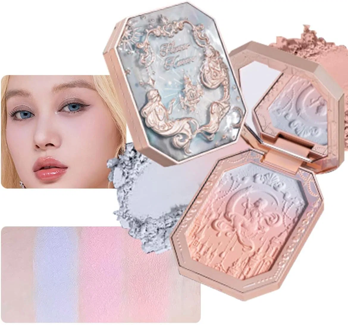 Румяна Moonlight Mermaid Flower Knows пудровые S02