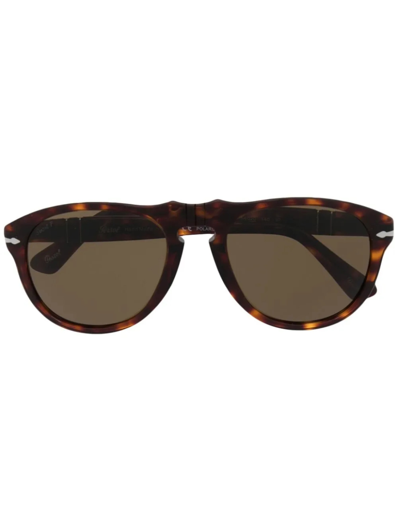 

Солнцезащитные очки в оправе черепаховой расцветки Persol, коричневый