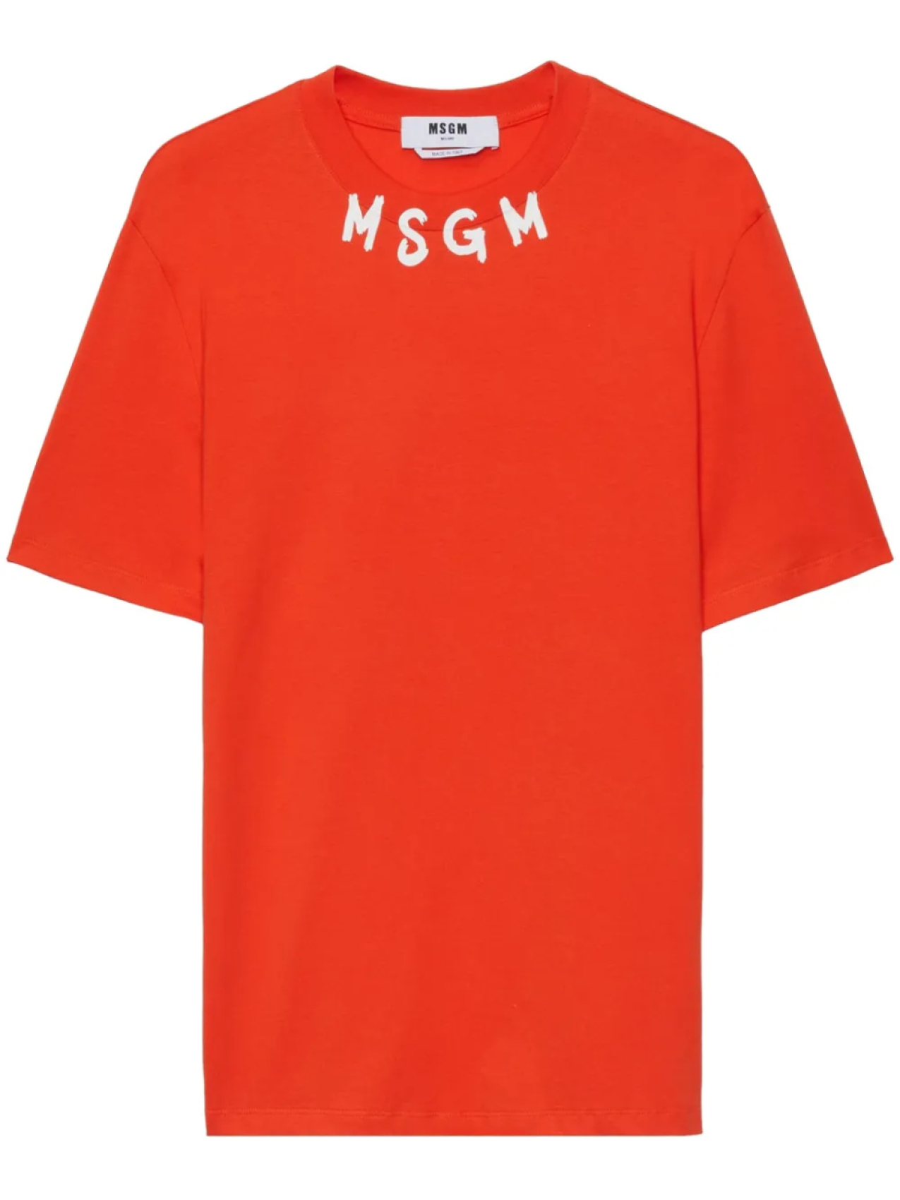 

MSGM футболка с логотипом, красный