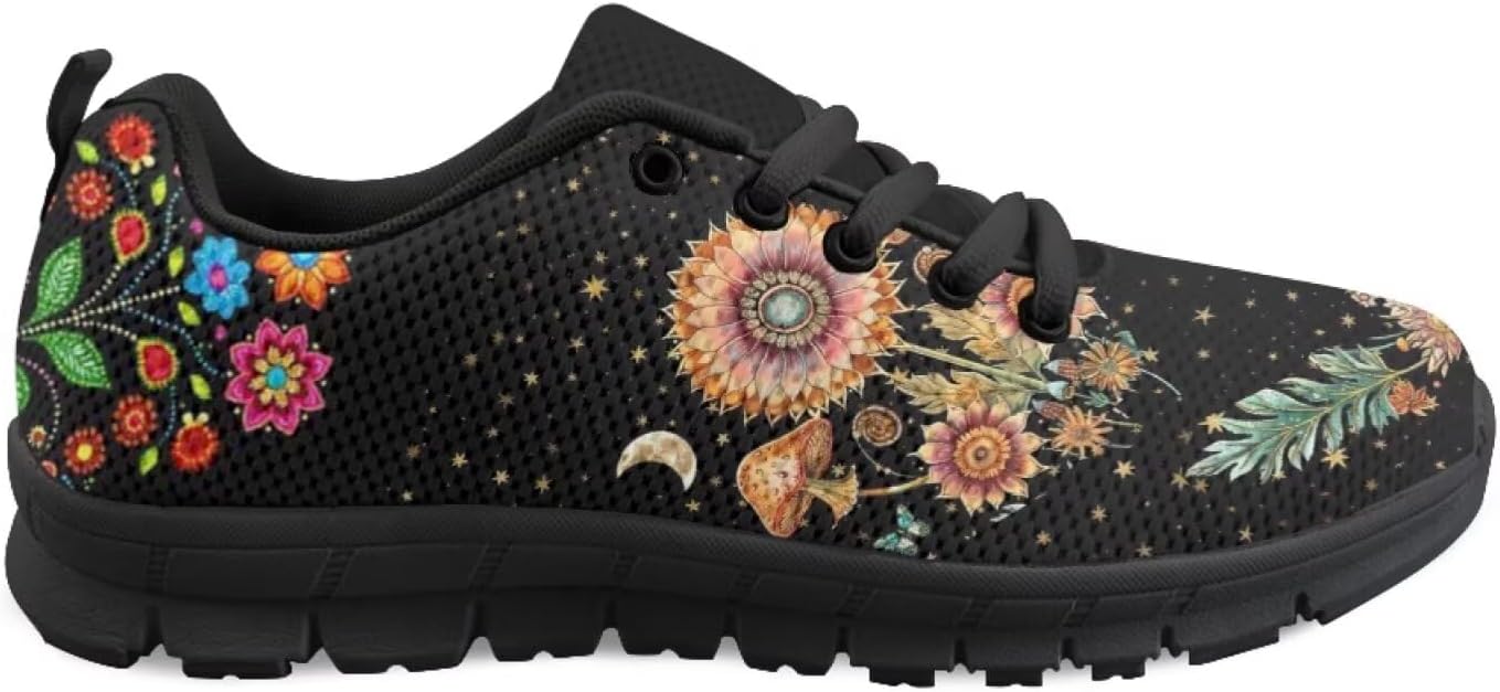 

Кроссовки GETELINSENG с американским флагом для мужчин, кеды, легкие, для прогулок и бега, с подошвой EVA, не скользящие, Embroidered Sunflower Floral