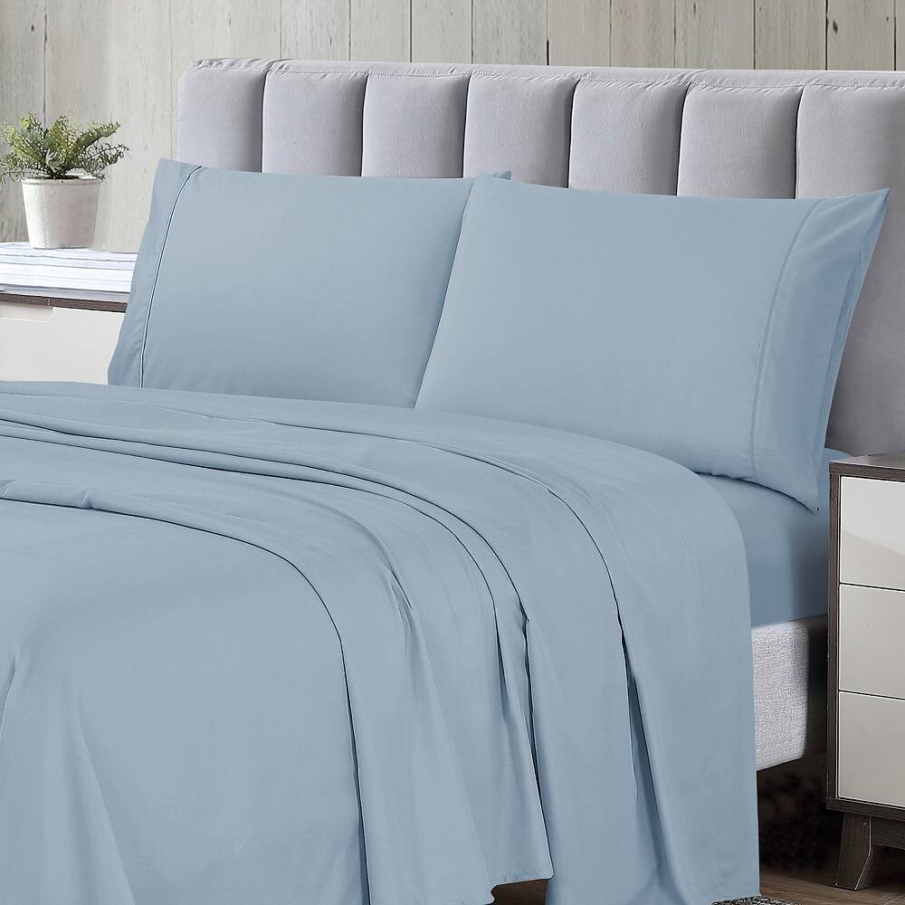 

Набор твёрдого постельного белья из микрофибры Swift Home, цвет Light Gray