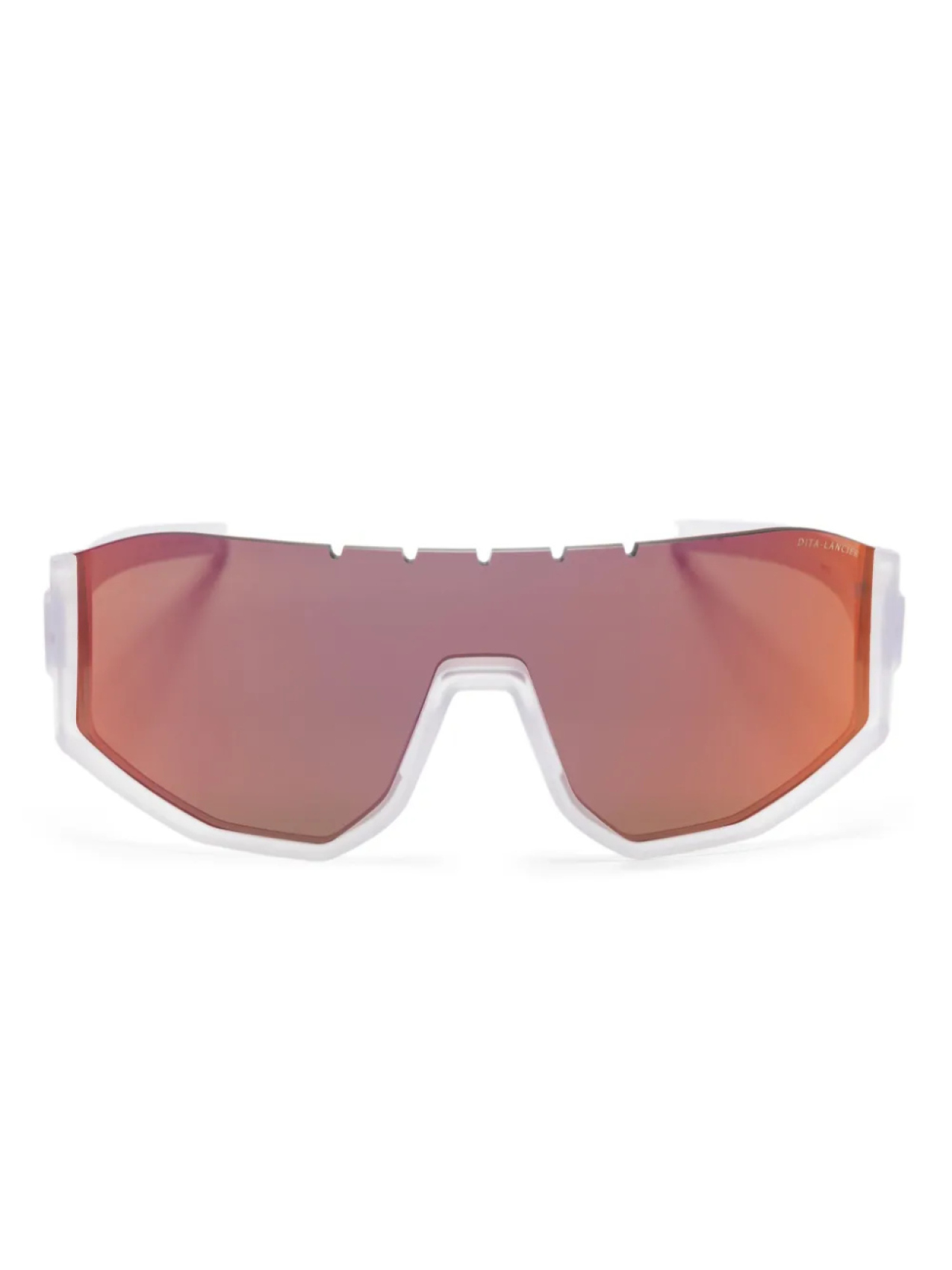 

Солнцезащитные очки в оправе Shield Dita Eyewear, белый