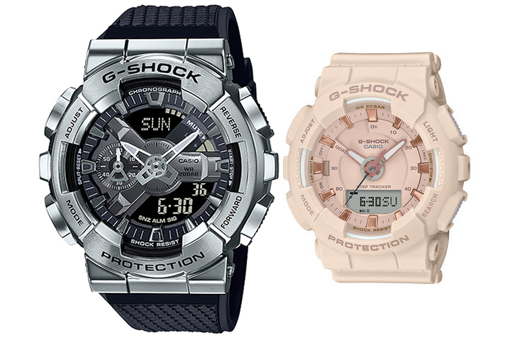 

CASIO Часы Unisex Pair Table Series Black Watch, Pink Watch Dial+Black Dial (Matching Pairs)