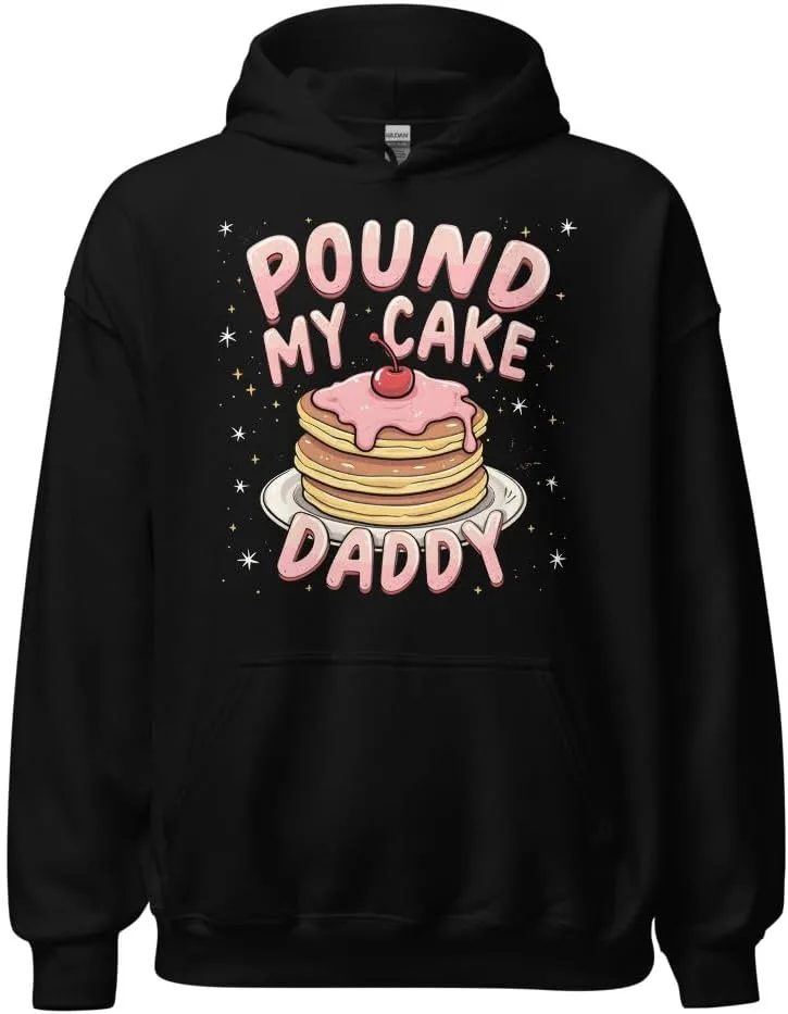 Толстовка Funny Bakers Unisex, Pound My Cake Daddy Generic, черный