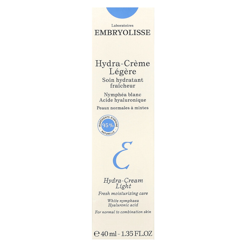 Крем для лица Embryolisse — Hydra-Cream, легкий увлажняющий , свежесть, 40 мл — фото 2