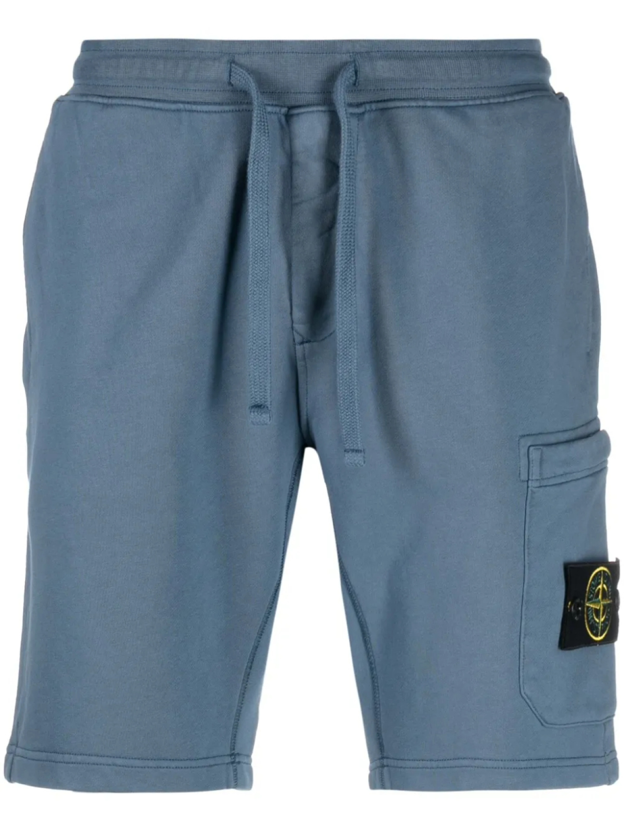 

Stone Island шорты с нашивкой-логотипом, синий