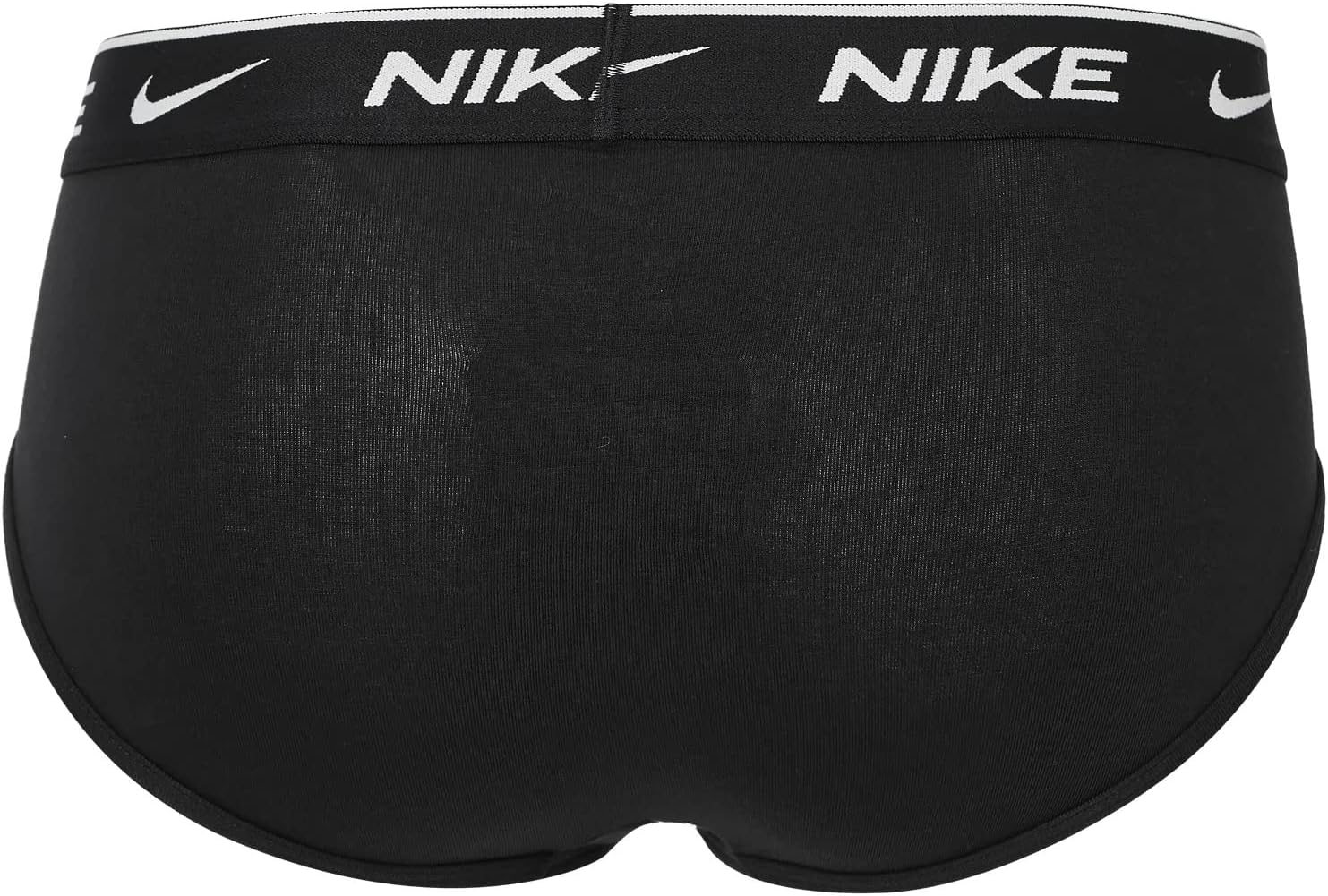 Комплект из 3 мужских трусов-брифов Nike Dri-FIT Essential из хлопка и эластичного хлопка, Black — фото 3