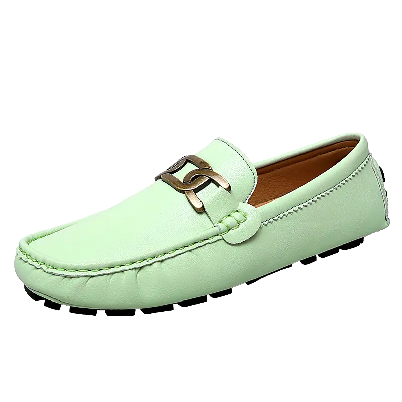 

KUPE Мокасины мужские черно-зеленые, цвет Green
