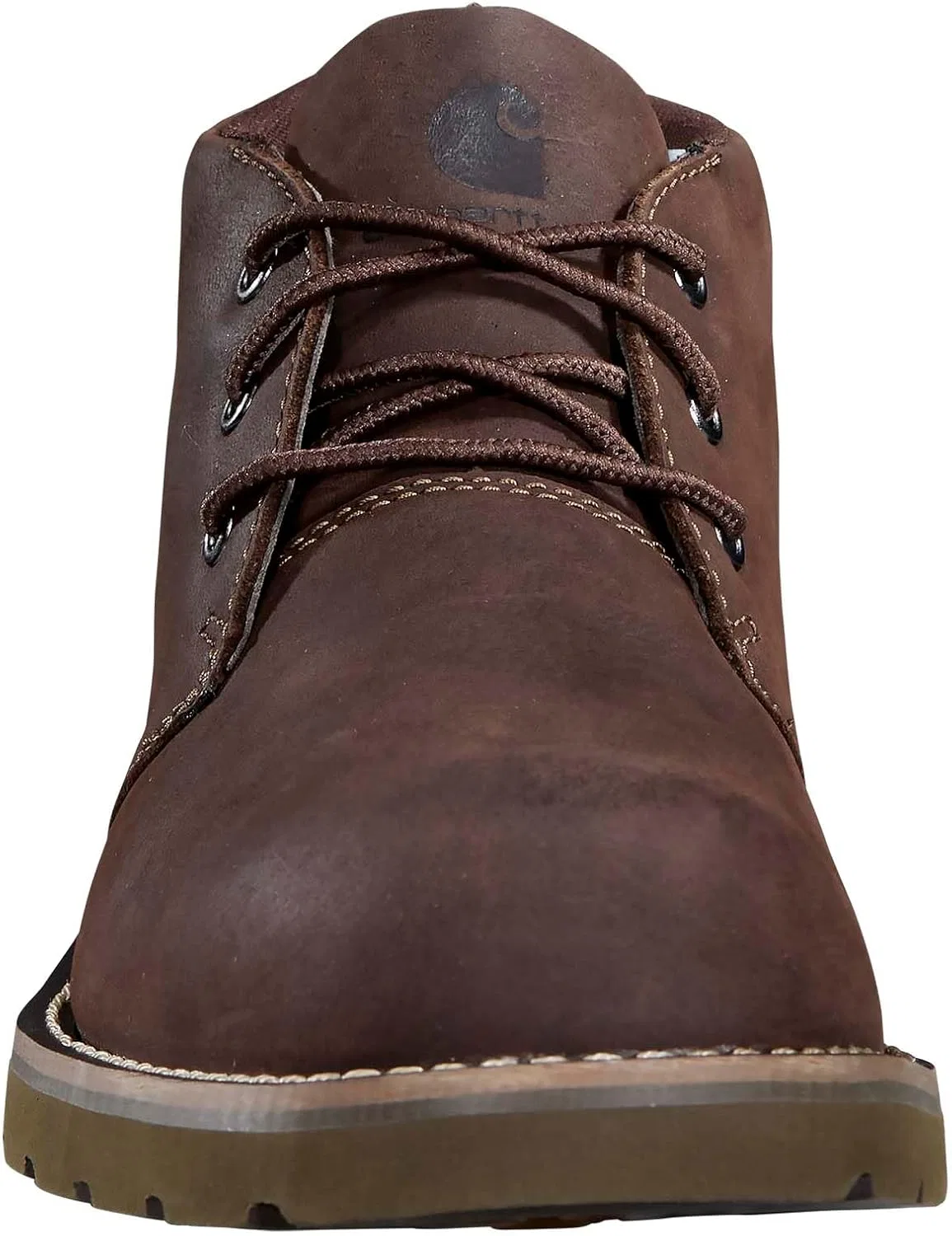 Мужские ботинки-чукка Carhartt FW4004-M с гладким носком и танкеткой, Dark Brown — фото 2